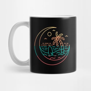 Vacation on The Moon Mug